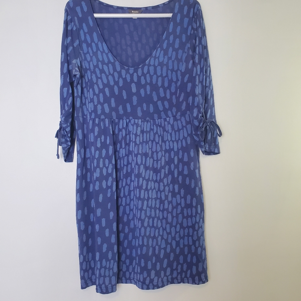 Roots Scoop Neck Cotton Dress